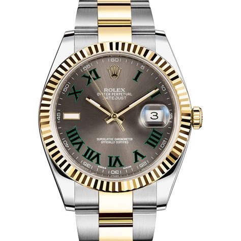 rolex datejust 2 green roman numerals price|rolex 126234.